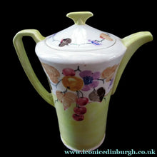 Load image into Gallery viewer, 1920s Complete Mak Merry Makmerry Coffee Set. Yellow Ground with Fruit and Berries Pattern
