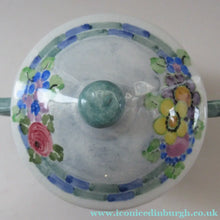 Load image into Gallery viewer, 1920s Mak Merry Lidded Pot with Art Nouveau Flowers

