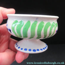 Load image into Gallery viewer, Scottish Pottery Antique Miniature Footed Bowl Mak Merry
