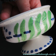 Load image into Gallery viewer, Scottish Pottery Antique Miniature Footed Bowl Mak Merry
