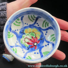 Load image into Gallery viewer, Scottish Pottery Antique Miniature Footed Bowl Mak Merry
