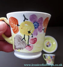 Load image into Gallery viewer, 1920s MakMerry Mac Merry Fruit and Berries Cups and Saucers

