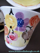 Load image into Gallery viewer, 1920s MakMerry Mac Merry Fruit and Berries Cups and Saucers
