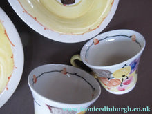 Load image into Gallery viewer, 1920s MakMerry Mac Merry Fruit and Berries Cups and Saucers
