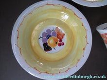 Load image into Gallery viewer, 1920s MakMerry Mac Merry Fruit and Berries Cups and Saucers
