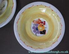 Load image into Gallery viewer, 1920s MakMerry Mac Merry Fruit and Berries Cups and Saucers
