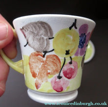 Load image into Gallery viewer, 1920s MakMerry Mac Merry Fruit and Berries Cups and Saucers
