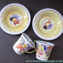 Load image into Gallery viewer, 1920s MakMerry Mac Merry Fruit and Berries Cups and Saucers
