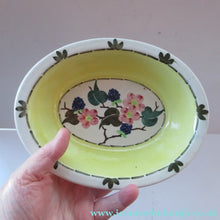 Load image into Gallery viewer, 1920s Scottish Pottery Mak Merry Oval Dish Brambles
