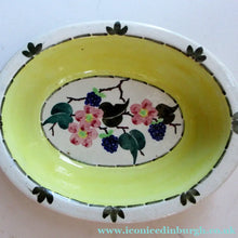 Load image into Gallery viewer, 1920s Scottish Pottery Mak Merry Oval Dish Brambles
