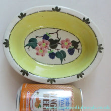 Load image into Gallery viewer, 1920s Scottish Pottery Mak Merry Oval Dish Brambles
