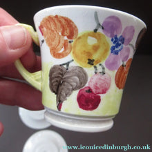 Load image into Gallery viewer, 1920s MakMerry Mac Merry Fruit and Berries Cups and Saucers

