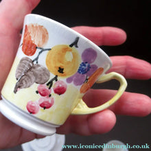 Load image into Gallery viewer, 1920s MakMerry Mac Merry Fruit and Berries Cups and Saucers
