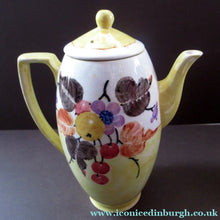 Load image into Gallery viewer, Scottish Art Pottery 1920s MakMerry Coffee Pot Tall Teapot
