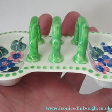 Load image into Gallery viewer, 1920s Mak Merry Makmerry Toast Rack with Floral Decoration
