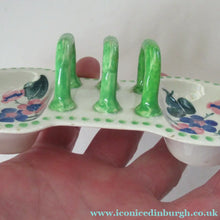 Load image into Gallery viewer, 1920s Mak Merry Makmerry Toast Rack with Floral Decoration
