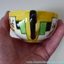 Load image into Gallery viewer,  1930s BOUGH Pottery. Rare Twin Handled Dish &amp; Cover - with Matching Stand. Richard Amour; Dated 1939

