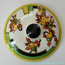 Load image into Gallery viewer,  1930s BOUGH Pottery. Rare Twin Handled Dish &amp; Cover - with Matching Stand. Richard Amour; Dated 1939
