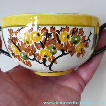 Load image into Gallery viewer,  1930s BOUGH Pottery. Rare Twin Handled Dish &amp; Cover - with Matching Stand. Richard Amour; Dated 1939
