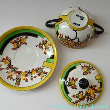 Load image into Gallery viewer,  1930s BOUGH Pottery. Rare Twin Handled Dish &amp; Cover - with Matching Stand. Richard Amour; Dated 1939
