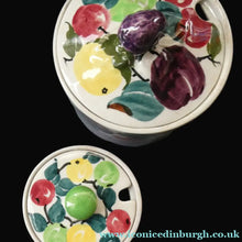 Load image into Gallery viewer, SCOTTISH POTTERY. 1930s BOUGH Pottery. TWO Lidded Jam Pots. Two Different Patterns
