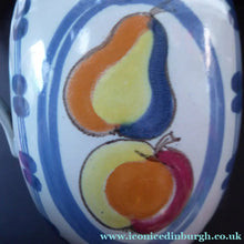 Load image into Gallery viewer, 1950s Buchan Large Stoneware Jug BRITTANY Pattern with apples &amp; pears: 8 inches
