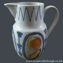 Load image into Gallery viewer, 1950s Buchan Large Stoneware Jug BRITTANY Pattern with apples &amp; pears 
