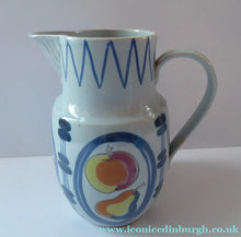 Load image into Gallery viewer, 1950s Buchan Large Stoneware Jug BRITTANY Pattern with apples &amp; pears: 8 inches
