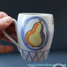 Load image into Gallery viewer, Scottish Pottery. 1950s Buchan Stoneware Job Lot of Three Mugs. Brittany Pattern - SCOTTISH ART POTTERY
