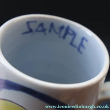 Load image into Gallery viewer, Scottish Pottery. 1950s Buchan Stoneware Job Lot of Three Mugs. Brittany Pattern - SCOTTISH ART POTTERY
