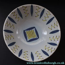 Load image into Gallery viewer, Scottish Pottery. 1950s Buchan Stoneware Huge Decorative Serving Bowl. Hebrides Variant Pattern. 9 inches - Scottish
