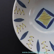 Load image into Gallery viewer, Scottish Pottery. 1950s Buchan Stoneware Huge Decorative Serving Bowl. Hebrides Variant Pattern. 9 inches - Scottish
