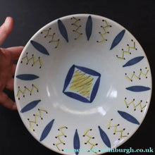 Load image into Gallery viewer, Scottish Pottery. 1950s Buchan Stoneware Huge Decorative Serving Bowl. Hebrides Variant Pattern. 9 inches - Scottish
