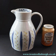 Load image into Gallery viewer, Scottish Pottery. 1950s Buchan Stoneware Large Sample Jug. Hebrides Pattern - Scottish Pottery
