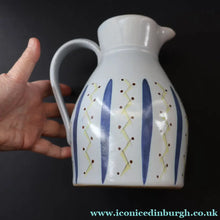 Load image into Gallery viewer, Scottish Pottery. 1950s Buchan Stoneware Large Sample Jug. Hebrides Pattern - Scottish Pottery
