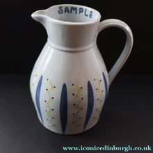Load image into Gallery viewer, Scottish Pottery. 1950s Buchan Stoneware Large Sample Jug. Hebrides Pattern - Scottish Pottery
