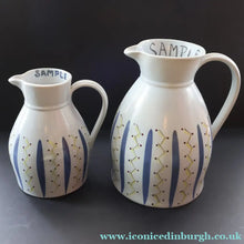 Load image into Gallery viewer, Scottish Pottery. 1950s Buchan Stoneware Large Sample Jug. Hebrides Pattern - Scottish Pottery
