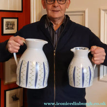 Load image into Gallery viewer, Scottish Pottery. 1950s Buchan Stoneware Large Sample Jug. Hebrides Pattern - Scottish Pottery
