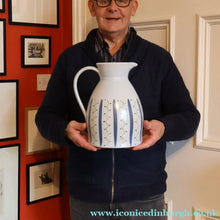 Load image into Gallery viewer, Scottish Pottery. 1950s Buchan Stoneware Massive Sample Jug. Hebrides Pattern - Scottish Pottery

