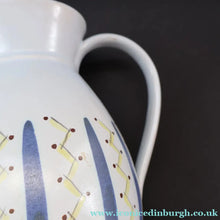 Load image into Gallery viewer, Scottish Pottery. 1950s Buchan Stoneware Massive Sample Jug. Hebrides Pattern - Scottish Pottery
