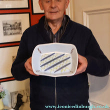 Load image into Gallery viewer, Scottish Pottery. 1950s Buchan Stoneware Rectangular Shallow Serving Dish. Hebrides Pattern - Scottish Pottery
