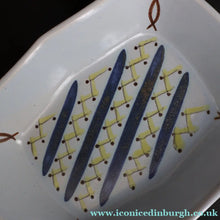Load image into Gallery viewer, Scottish Pottery. 1950s Buchan Stoneware Rectangular Shallow Serving Dish. Hebrides Pattern - Scottish Pottery
