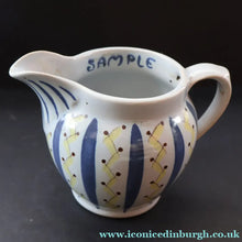 Load image into Gallery viewer, Scottish Pottery. 1950s Buchan Stoneware Pottery Sample Jug. Hebrides Pattern - Scottish Pottery
