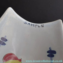 Load image into Gallery viewer, Scottish Pottery. 1950s Buchan Stoneware Serving Platter. Festival Pattern - SCOTTISH ART POTTERY
