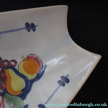 Load image into Gallery viewer, Scottish Pottery. 1950s Buchan Stoneware Serving Platter. Festival Pattern - SCOTTISH ART POTTERY
