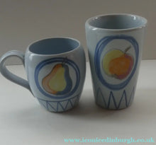 Load image into Gallery viewer, 1950s Stoneware Buchan Pottery Portobello Britanny Beaker and Coffee Mug
