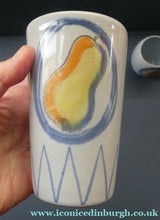 Load image into Gallery viewer, 1950s Stoneware Buchan Pottery Portobello Britanny Beaker and Coffee Mug
