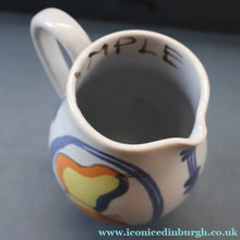 Load image into Gallery viewer, Scottish Pottery. 1950s Buchan Stoneware Tall Sample Mug. Brittany Pattern - SCOTTISH ART POTTERY
