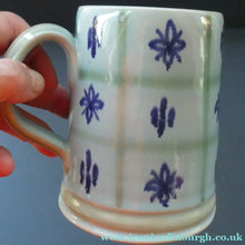Load image into Gallery viewer, SCOTTISH POTTERY. 1950s Buchan Stoneware Tankard Shape Mug. Rare Abstract Pattern
