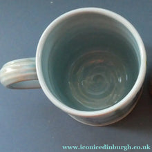 Load image into Gallery viewer, SCOTTISH POTTERY. 1950s Buchan Stoneware Tankard Shape Mug. Rare Abstract Pattern

